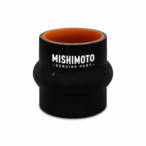 Mishimoto 225 Inlet Diameter Hump Black Silicone MMCP-2.25HPBK